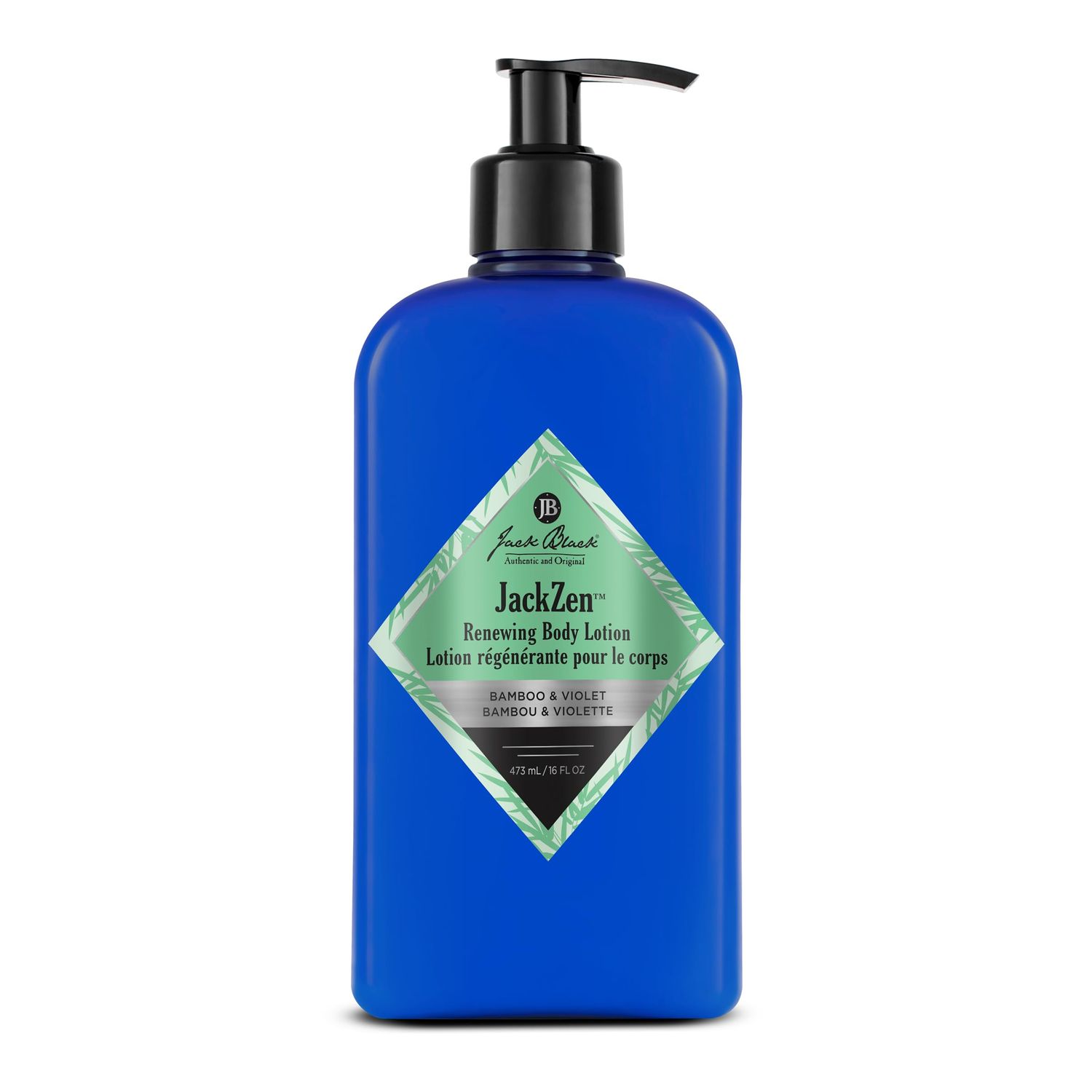 Jack Black Jackzen Renewing Body Lotion, 16 oz. - Earthy Fragrance, Lotion for Dry Skin, Fast-Absorbing Body Moisturizer, Hydrating Skin Lotion, Hand Lotion for Men &amp; Women
