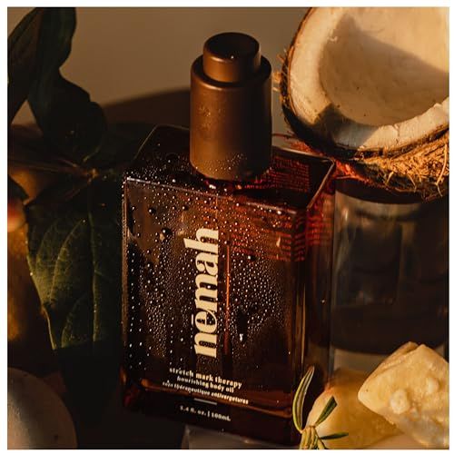 Nemah - Nourishing Belly Oil for Pregnant Women, Pregnancy Belly Oil - Hydrating Stretch Mark Oil with Jojoba and Coconut Oil - Vegan &amp; Cruelty-Free - 3.4 fl. oz.