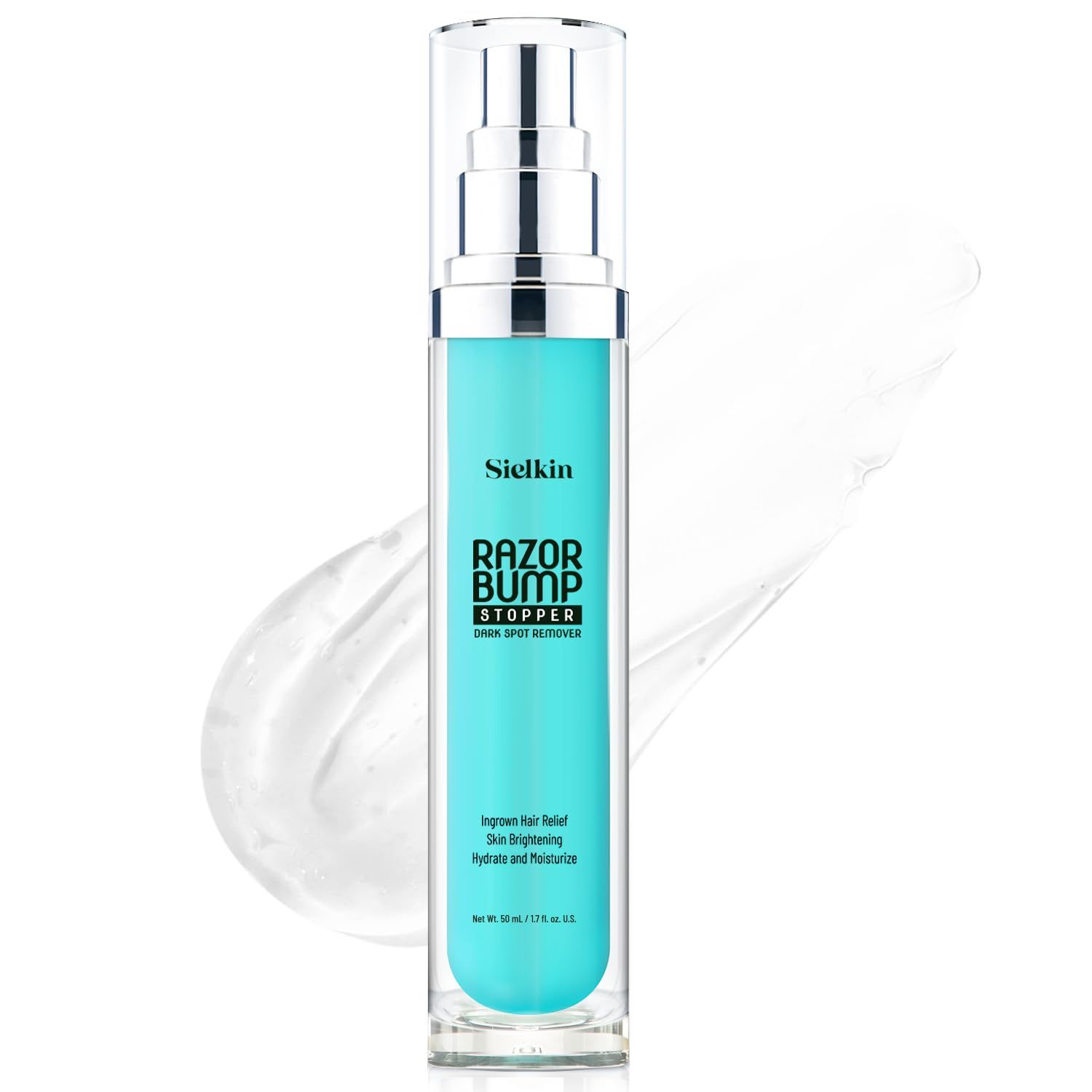 Sielkin Ingrown Hair Treatment: Razor Bumps Stopper for Women and Men Upgraded Formula