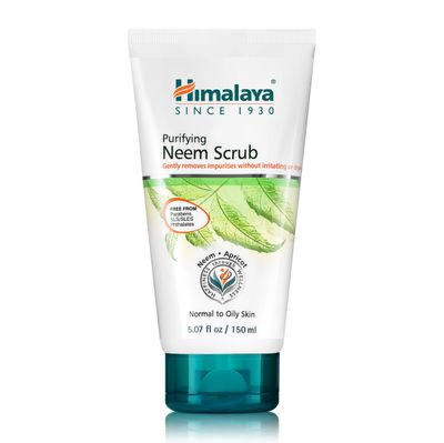 Himalaya Purifying Neem Scrub for a Deep Clean, Exfoliate and Purifies for Clean and Radiant Skin, 5.07 oz