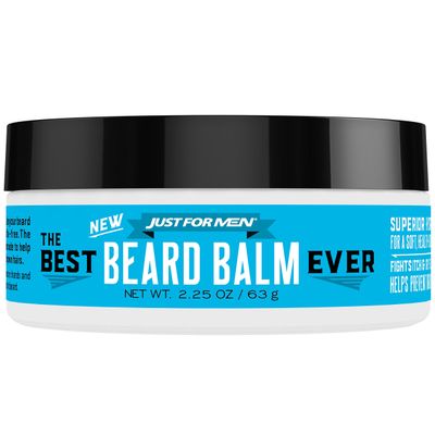 Just For Men The Best Beard Balm Ever, Stlying Balm with Oatmeal, Aloe, Chamomile, and Jojoba Oil, 2.25 Fluid Ounce