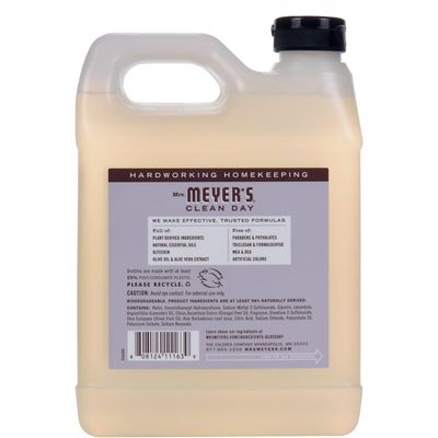 Mrs Meyer's, Soap Hand Liquid Refill Lavender, 33 Fl Oz