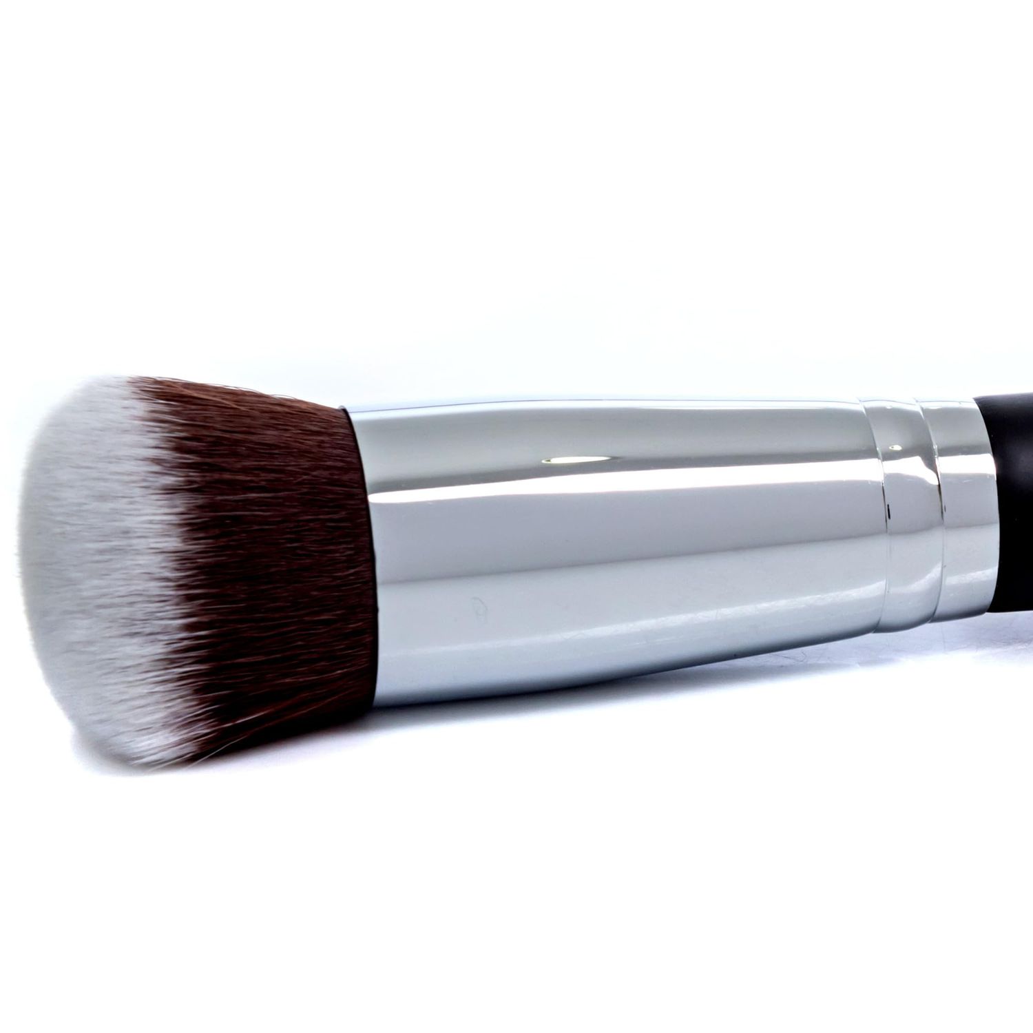 Mineral Powder Foundation Brush for Face - Finishing Powder Brush for Pressed Powder, Setting Powder Brush for Loose Powder, Round Kabuki Foundation Brush, Synthetic