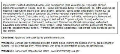 Swanson Vitamin K Cream with Menaquinone-7 2 fl Ounce (59 ml) Cream