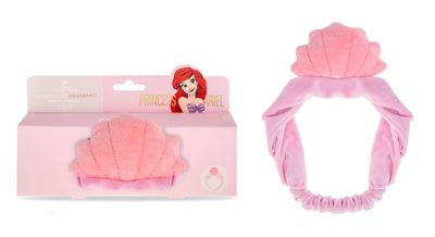 MAD Beauty Disney Pure Princess Ariel Make-Up Headband The Little Mermaid Soft Elasticated Design, Keeps Hair Tucked Away Out of Face for Skincare &amp; Make-Up, Comfortable, Soft | Gift for Women