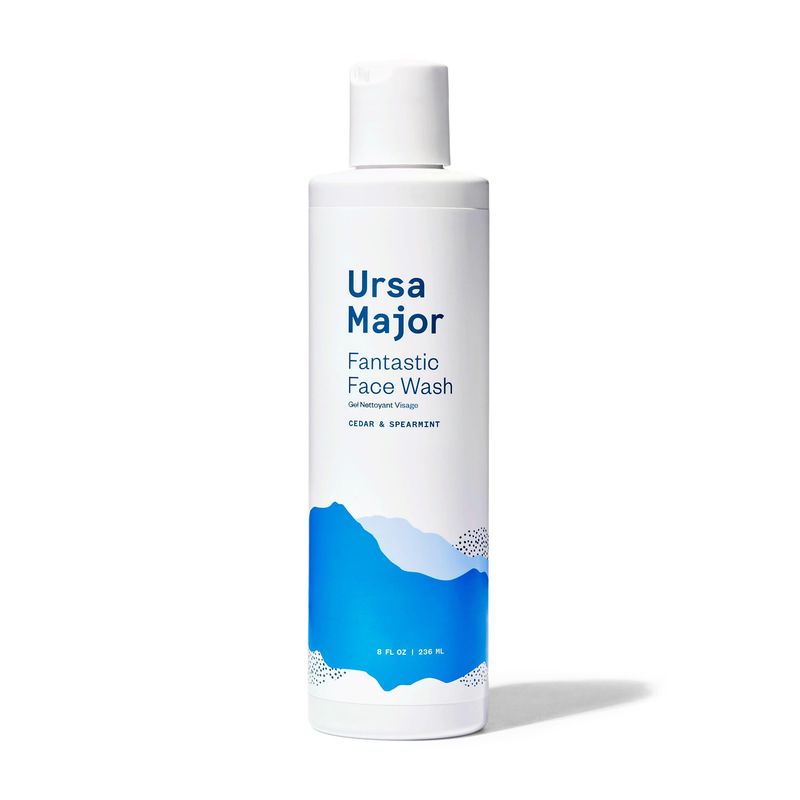 Ursa Major Fantastic Face Wash | Natural, Vegan &amp; Cruelty Free | Daily Foaming Facial Cleanser for Men &amp; Women | 8 ounces