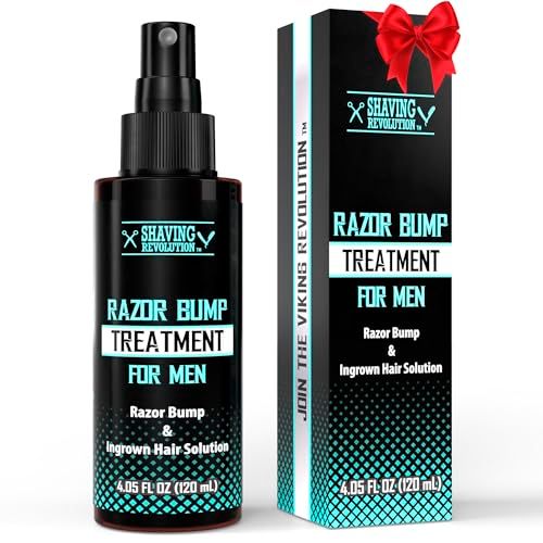 Viking Revolution Razor Bumps Treatment for Men Ingrown Hair Removal - After Shave for Men Ingrown Hair Serum - Salicylic Acid Bump Stopper Ingrown Hair Treatment for Men Razor Burn Treatment for Men