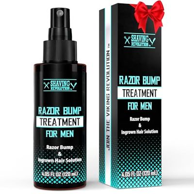 Viking Revolution Razor Bumps Treatment for Men Ingrown Hair Removal - After Shave for Men Ingrown Hair Serum - Salicylic Acid Bump Stopper Ingrown Hair Treatment for Men Razor Burn Treatment for Men