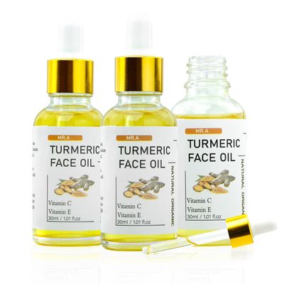 MR.A 3Pack Turmeric Oil, Turmeric oil for Face Body, Pure Natural Turmeric Essential Oil with Vitamin C, Great for Cleanses Skin, Moisturize &amp; Soothing skin, Tumeric Face Oil for All Skin Type