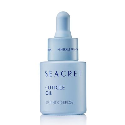 SEACRET CUTICLE OIL: Dead Sea Mineral Nail Care Treatment with Calendula, Argan, Jojoba, Sweet Almond, &amp; Grape Seed Oils, and Vitamin E, Protects and softens All Nail Types, Made in Israel (20ml)