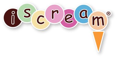 iscream Rainbow Panda Wand Applicator Lip Gloss, Strawberry Scent