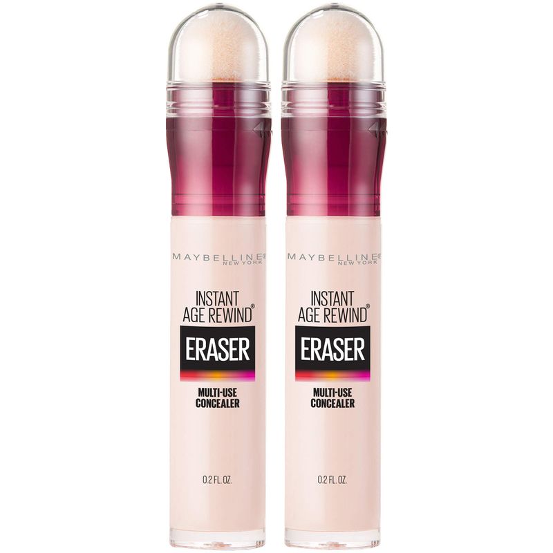 Maybelline Instant Age Rewind Eraser Dark Circles Treatment Multi-Use Concealer, Fair, 0.2 Fl Oz (Pack of 2)