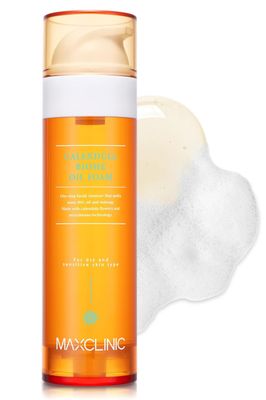MAXCLINIC [K-Beauty] Calendula Biome Cleansing Oil to Foam | Daily Face Wash Oil Based Cleanser Foam | Korean Oil Foaming Face Cleanser | Hydrating Facial Cleanser for Dry Sensitive Skin (3.88 oz)