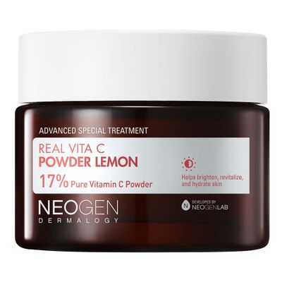 NEOGEN Vita C Powder Lemon 0.70 oz (20g) - Mix to Boost other Facial Skin Care - Brightening &amp; Radiance Boosting Vitamin C Powder for Skin with 17% Ascorbic Acid - Korean Skin Care