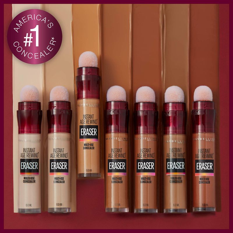 Maybelline Instant Age Rewind Eraser Dark Circles Treatment Multi-Use Concealer, Fair, 0.2 Fl Oz (Pack of 2)