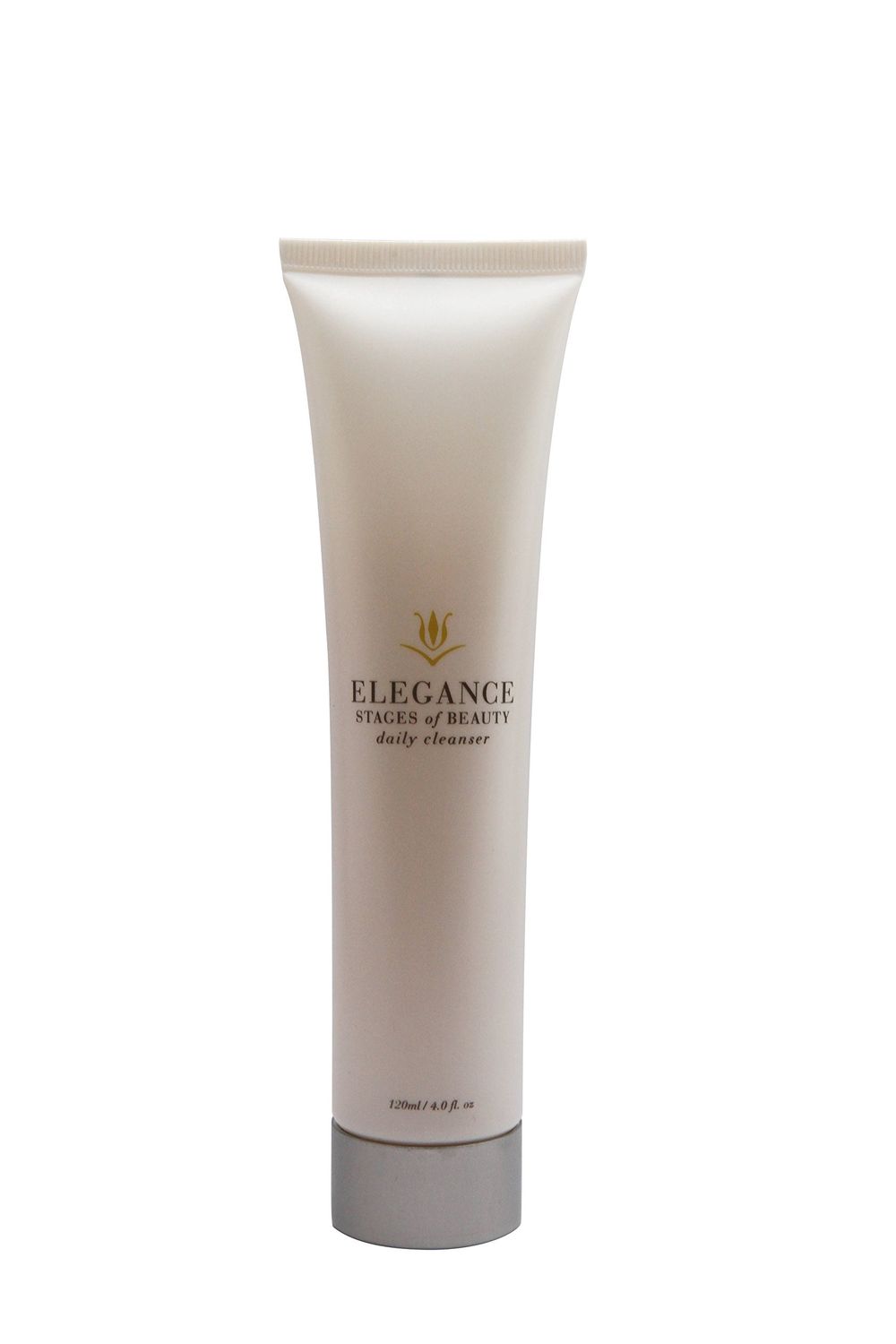 Stages of Beauty Elegance Facial Cleanser, Anti-Aging Skin Care, Fight Fine Lines &amp; Wrinkles, Remove Dirt, Oils, and Makeup, Hydrate The Skin, Stages of Beauty, 4 Ounce, (SBY-ELG004CS-FG)