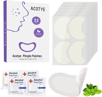 Large Pimple Patches Acne Patches with Tea Tree Oil, Salicylic Acid, and Niacinamide - XL Zit Patches for Face, Chin, Cheeks, Back