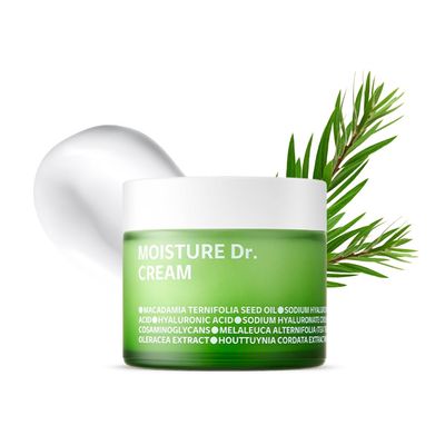 ISOI Moisture Dr. Cream 70ml (2.37 fl oz) | Nourish Your Skin&#39;s Natural Barrier with Hyaluronic Acid | Deep Hydration and Soothing Care | Korean Skin Care