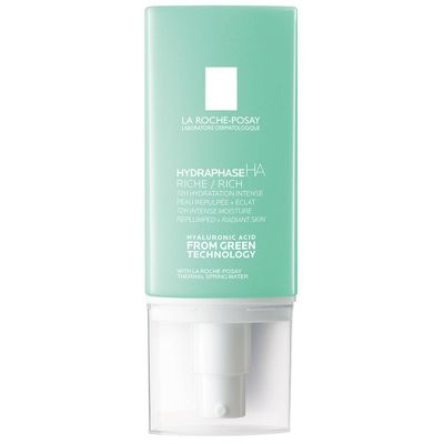 La Roche-Posay HydraphaseHA Rich, Hyaluronic Acid Face Moisturizer for Dry Skin with 72HR Hydration, Oil Free &amp; Non-Comedogenic, 50 ML , 1.69 fl. oz.