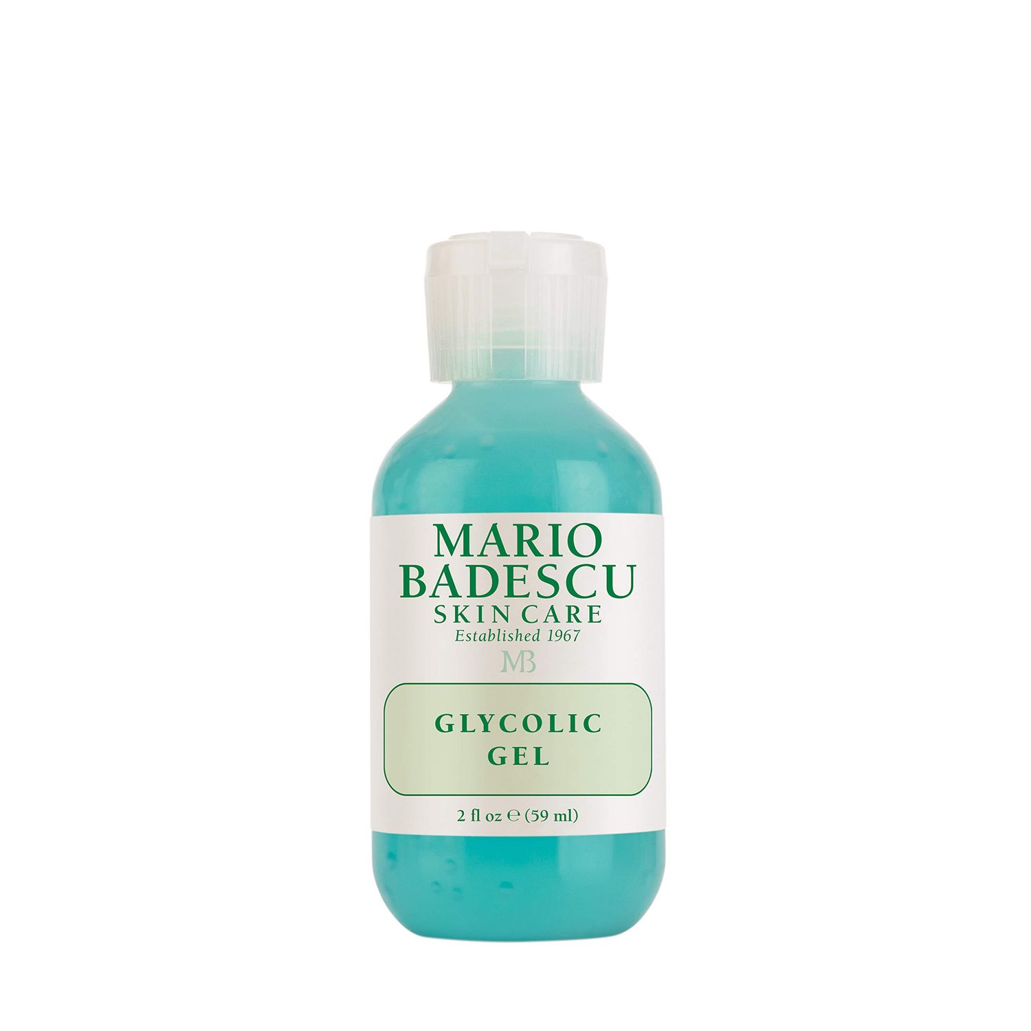 Mario Badescu Glycolic Gel for Oily or Congested Skin, Oil-free Skin Resurfacing, Retexturizing &amp; Refining Gel that Helps Boost Clarity, Pack of 1, 2 Fl Oz