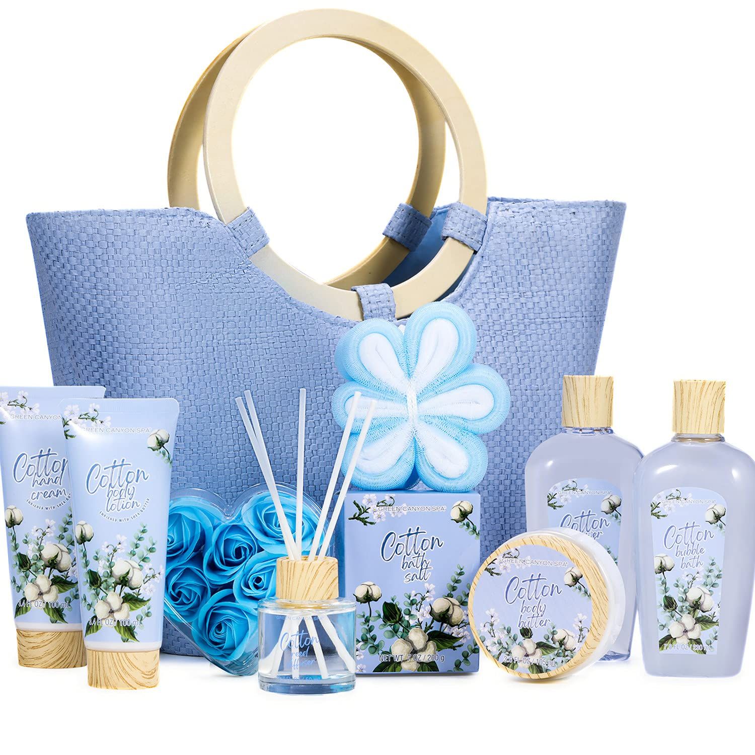 Spa Gift Baskets for Women, Spa Gifts for Women, Bath Sets for Women Gift, Spa Gift Basket Sets with Shower Gel, Body Lotion, Christmas Day Gifts for Her