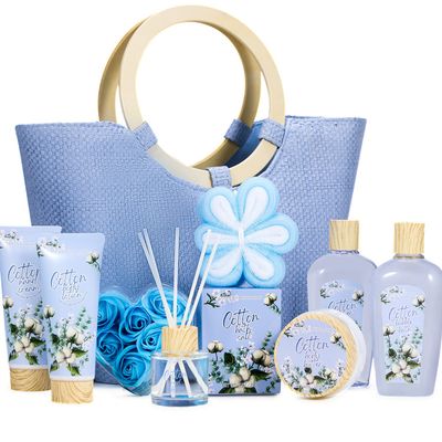 Spa Gift Baskets for Women, Spa Gifts for Women, Bath Sets for Women Gift, Spa Gift Basket Sets with Shower Gel, Body Lotion, Christmas Day Gifts for Her