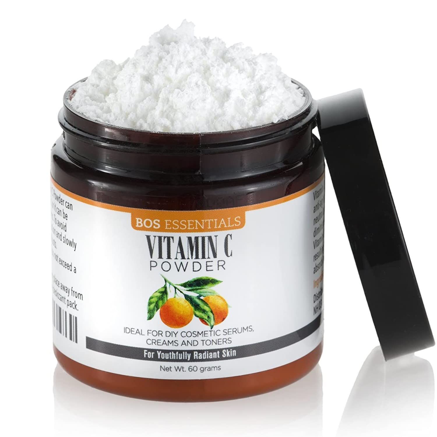 Ultra Fine Cosmetic Grade Vitamin C Powder | DISSOLVES INSTANTLY IN WATER | Make fresh &amp; effective Vitamin C serum | Vitamin C for Face, Body Skin Care