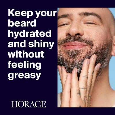 HORACE Lemon &amp; Mint Beard Oil for Men - Conditioner with Argan Oil - Gentle Beard Care for All Skin Types - Citrus, Aromatic Scent, 1 fl.oz