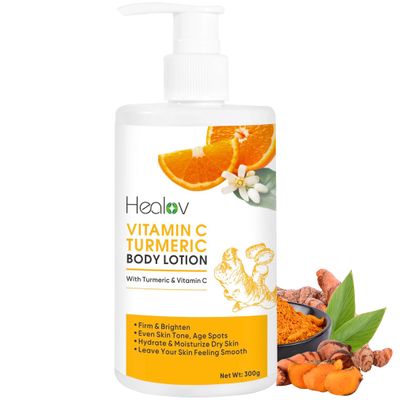 Turmeric Lotion for Dark Spots - Natural Skin Brightening Body Lotion - Turmeric Face Cream to Cleanse Skin, Fight Acne, Even Tone, Clear Scars, and Sun Damage - Dark Spot Cream for Hyperpigmentation