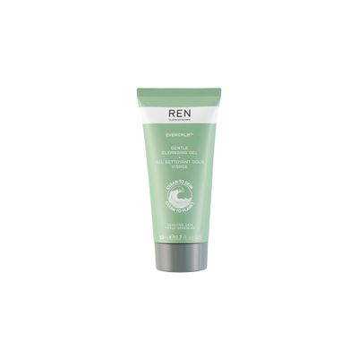 REN Clean Skincare Evercalm Mini Gentle Facial Cleansing Gel - Non-Stripping Cleanser, Proven to Instantly Leave Skin Feeling Fresh &amp; Comfortable, Formulated for Sensitive, Oily or Combination Skin