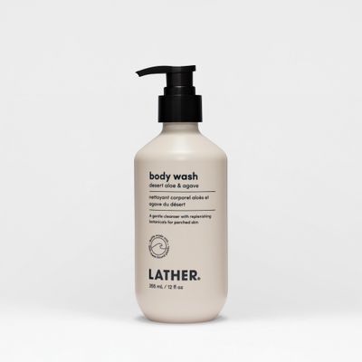 LATHER Desert Aloe &amp; Agave Body Wash | Hydrating &amp; Refreshing Skin Care | Paraben &amp; Sulfate Free | Gentle Cleansing with Invigorating Scent | Suitable for All Skin Types | 12 oz