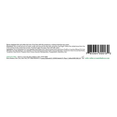 Mario Badescu Olive Eye Cream for Dry &amp; Sensitive Skin | Rich Under Eye Cream with Olive Leaf Extract &amp; Cocoa Butter | Nourishes Dry Under Eyes | 0.5 Ounce (Pack of 1)