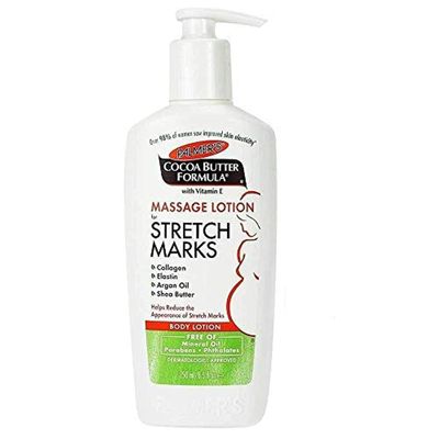 Palmer&#39;s Cocoa Butter Formula Massage Lotion For Stretch Marks with Vitamin E, Collagen and Elastin, and Shea Butter, 8.5-Ounce Bottles (Pack of 6)