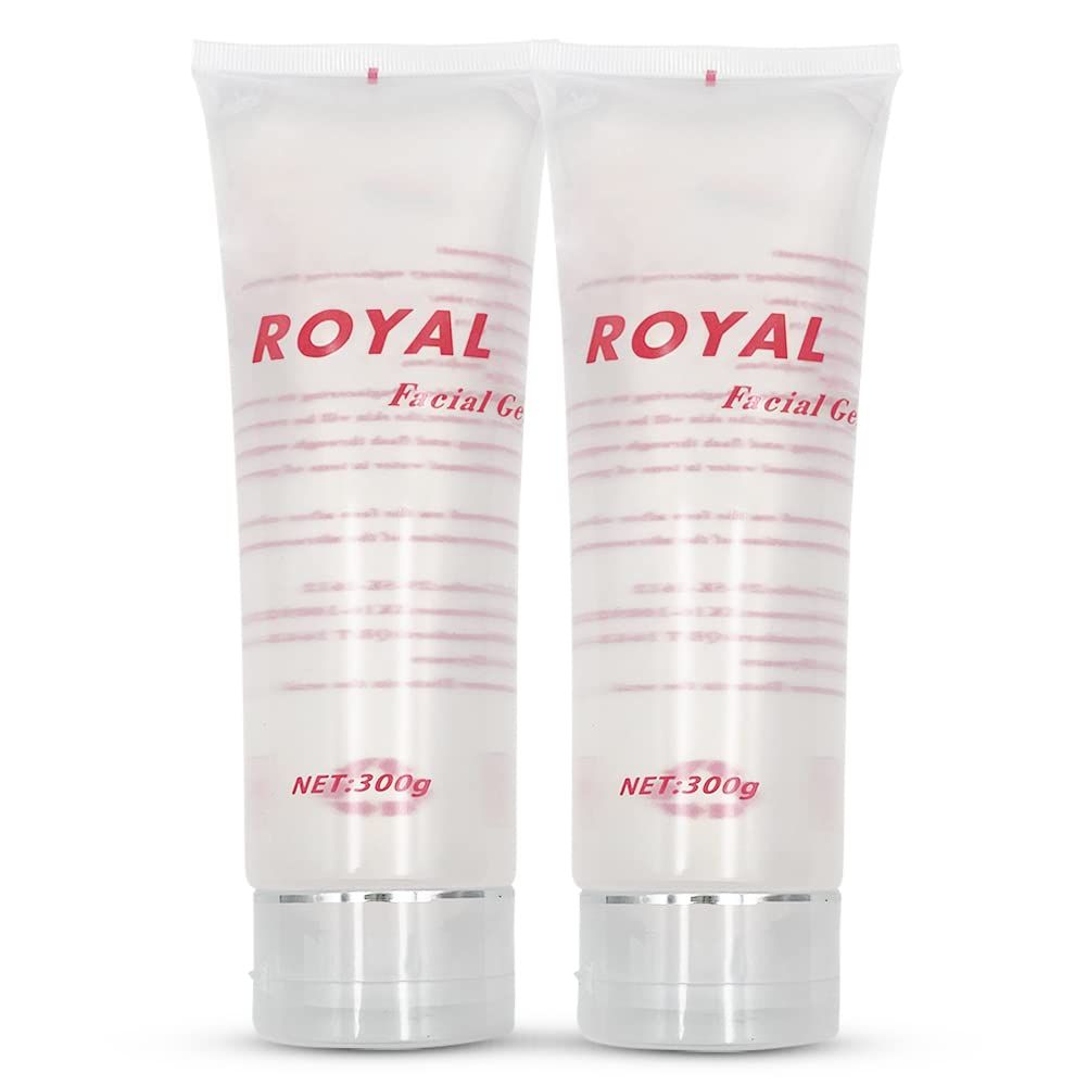 Liflad Radio Frequency Gel for RF Machine - Cooling Gel for Laser Hair Removal - Massage Therapy Cream for Women&amp; Men - Royal Facial Gel Clear (Pack of 2)