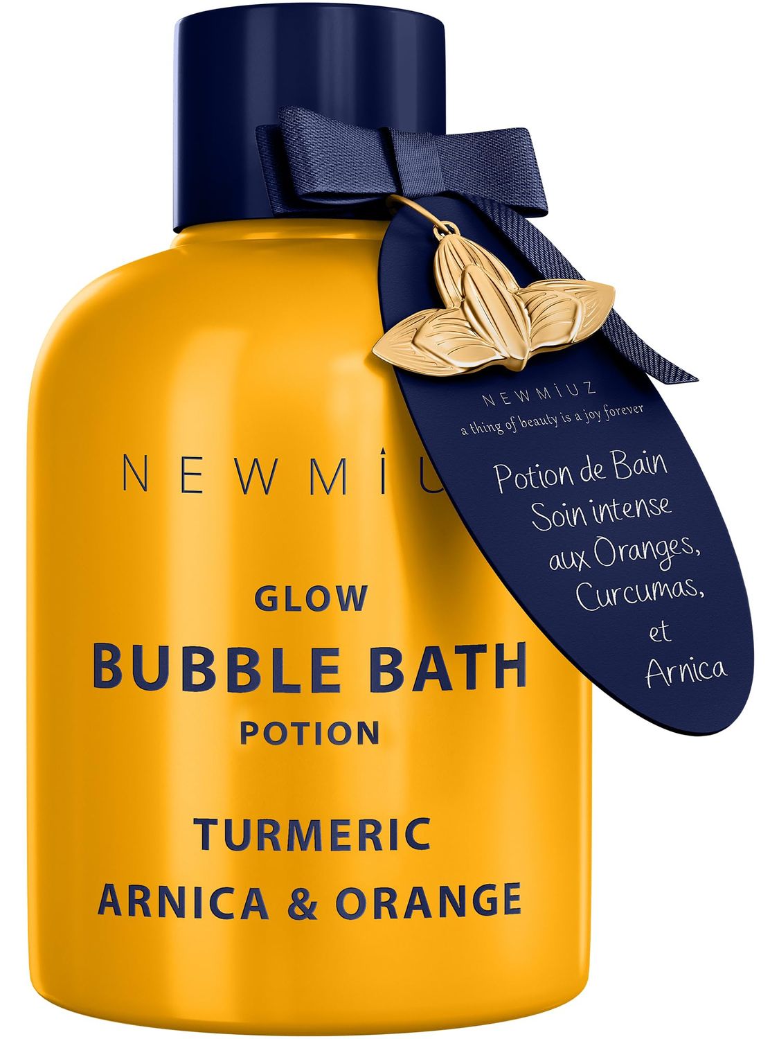 Nutritious Bubble Bath - Luxury Long Lasting Natural Bubble Foaming - Turmeric Orange Arnica Essential Oil - Skin Healing Moisturizing Relaxing &amp; Stress Relief Self-Care Spa Gift for Christmas