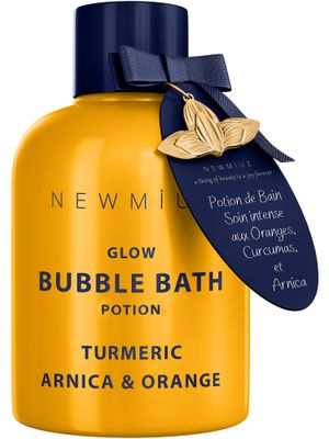 Nutritious Bubble Bath - Luxury Long Lasting Natural Bubble Foaming - Turmeric Orange Arnica Essential Oil - Skin Healing Moisturizing Relaxing &amp; Stress Relief Self-Care Spa Gift for Christmas