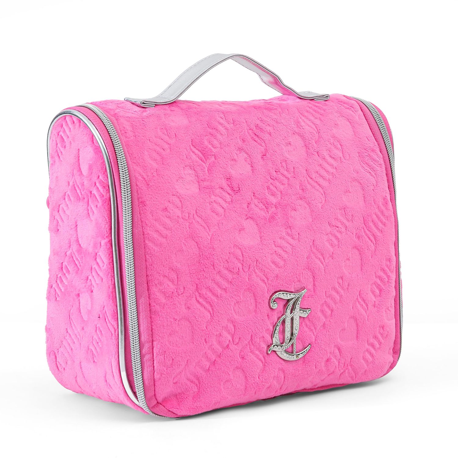 Juicy Couture Pink Pressed Terry Velour Hanging Organizer