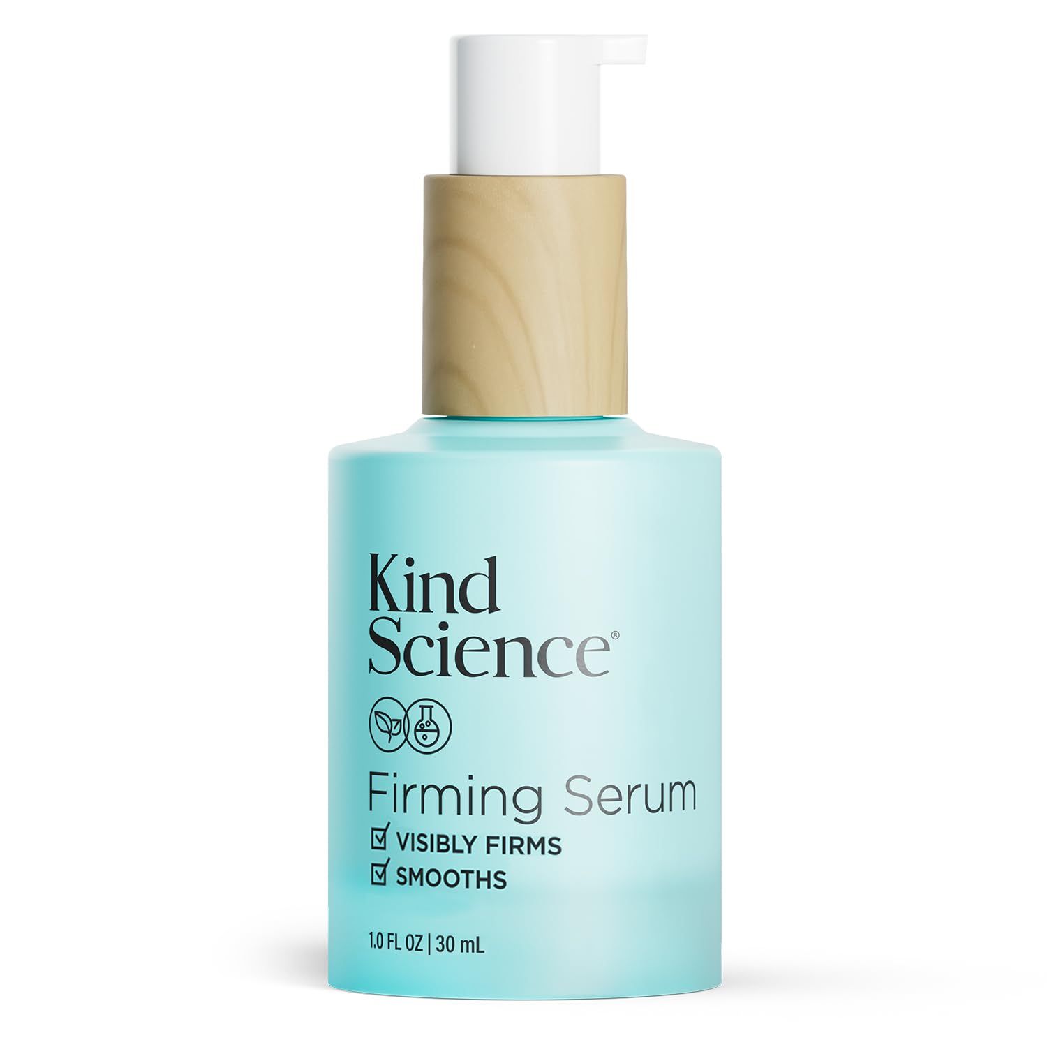 Kind Science by Ellen DeGeneres Face Firming Serum - Hyaluronic Acid Serum for Face Visibly Firms &amp; Smooths Laugh Lines &amp; Wrinkles - Anti Aging for Women, Gentle for Sensitive Skin, 1 fl oz