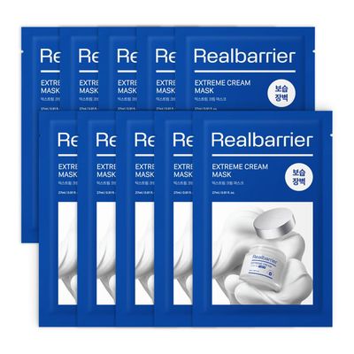 Real Barrier Extreme Cream Face Mask x 10ea | Skin Barrier Repair | Face Mask Skin Care | Moisturizing Relief Skin Care Solution for Dry Skin | Facial Moisturizer for Sensitive Skin | K-Beauty