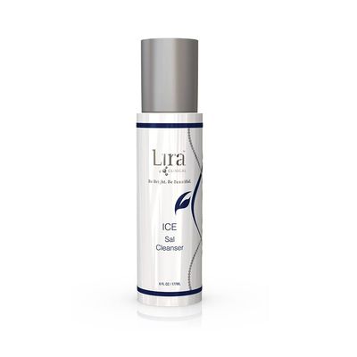 Lira Clinical ICE Sal Cleanser - 6 fl oz Cooling Face Wash for Oily Skin &amp; Acne-Prone Skin- with Salicylic Acid, Mastiha, Peptides, &amp; Plant Stem Cells
