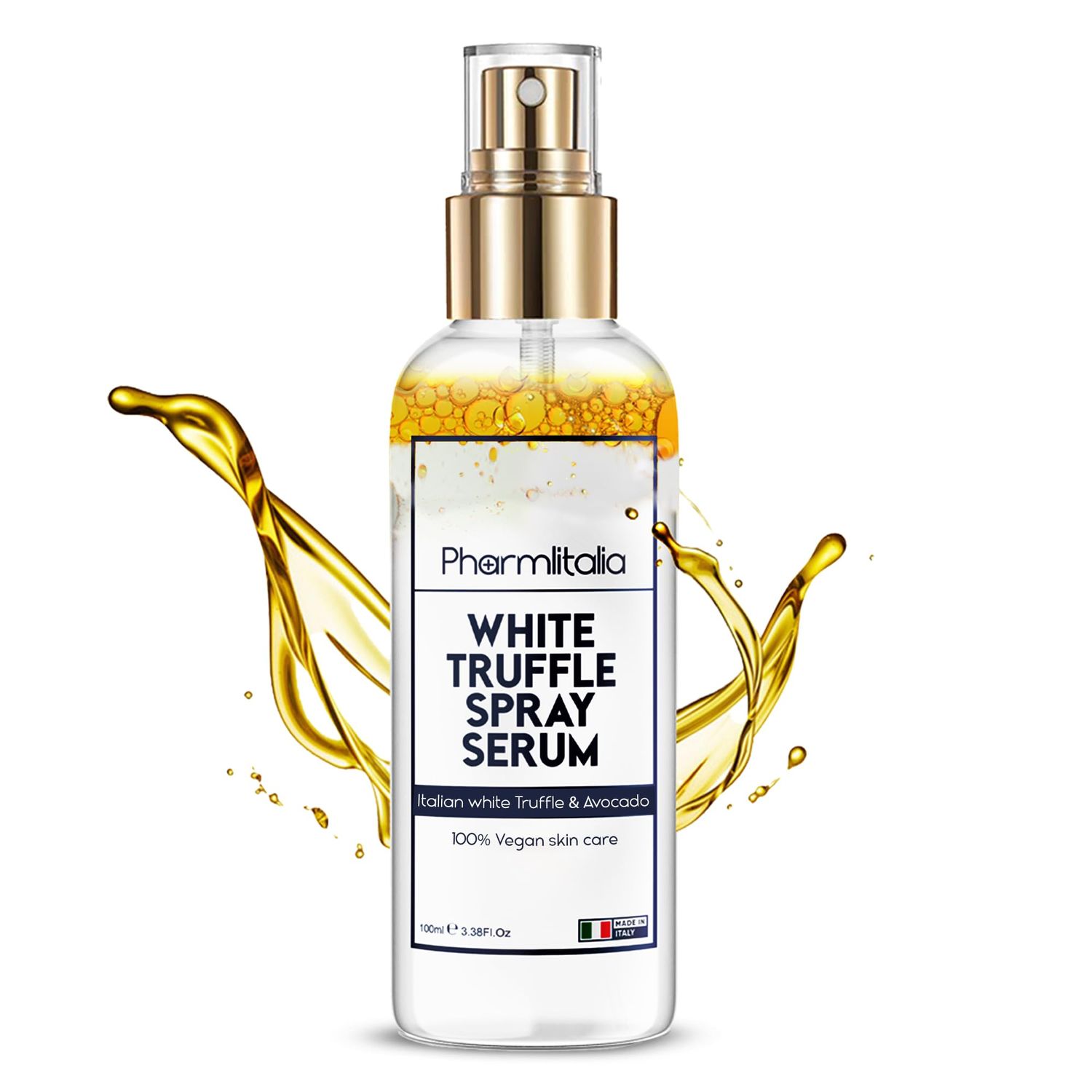 Italian White Truffle Spray Serum - Vegan Skin Care - Face Mist Hydrating Spray with Avocado &amp; White Truffles - Face Serum for Radiant Skin - 3.38 Fl Oz