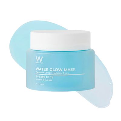 Wonjin Effect WATER GLOW MASK 3.52 fl Oz, Overnight Sleeping Mask, Moisturizing, Deep Hydration, Sooth Skin Redness, Facial Cream, Kbeauty