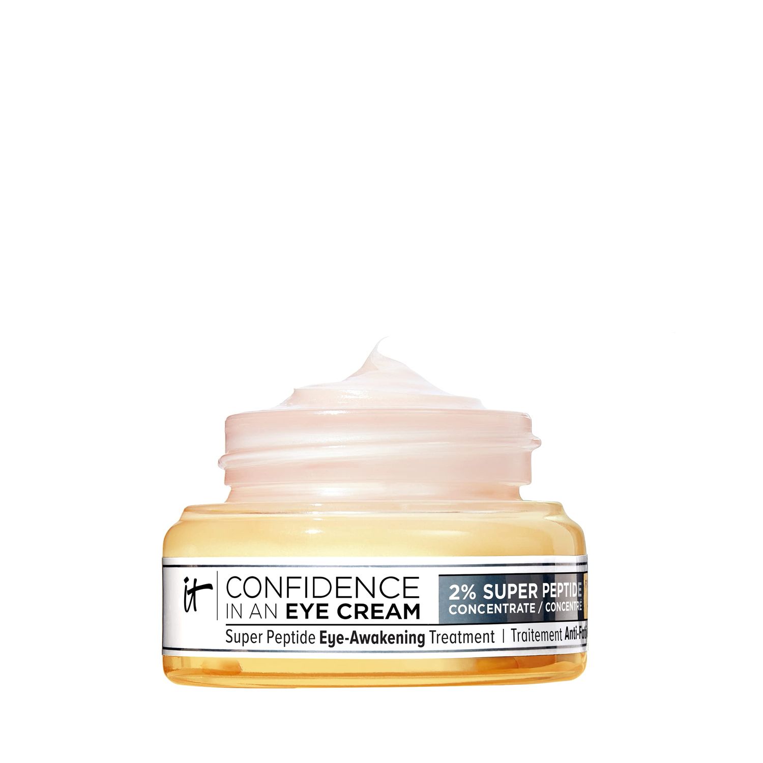 IT Cosmetics Confidence in an Eye Cream, Anti Aging Eye Cream for Dark Circles, Crow&#39;s Feet, Lack of Firmness &amp; Dryness, 48HR Hydration with 2% Super Peptide Concentrate, for Day + Night