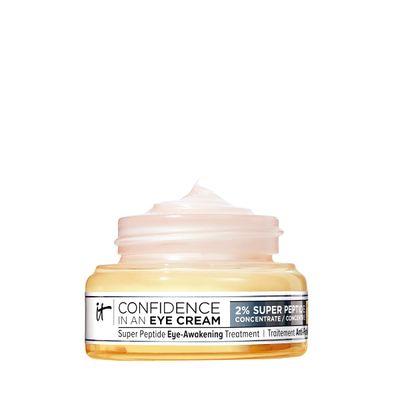 IT Cosmetics Confidence in an Eye Cream, Anti Aging Eye Cream for Dark Circles, Crow&#39;s Feet, Lack of Firmness &amp; Dryness, 48HR Hydration with 2% Super Peptide Concentrate, for Day + Night