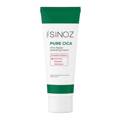 Sinoz Pure Cica Intensive Repair Soothing Moisturizing Care Cream 50 ml For Irritated Damaged Skin