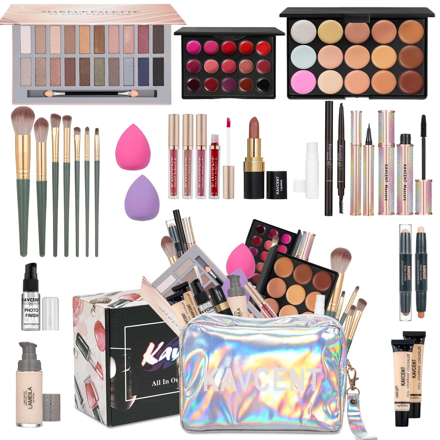 Makeup Kits Makeup Kit for Women Full Kit Makeup Sets for Teenagers Teen Girls Foundation Eyeshadow Makeup Bag Makeup Gift Set for Teens Women