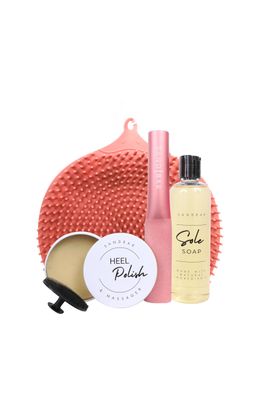 SandBar Heel Revival Regimen - Home Pedicure Kit, Foot Spa Kit Pedicure Set, Home Foot Care Products for Soft, Smooth, Callus-Free Feet - Hawt Dawn