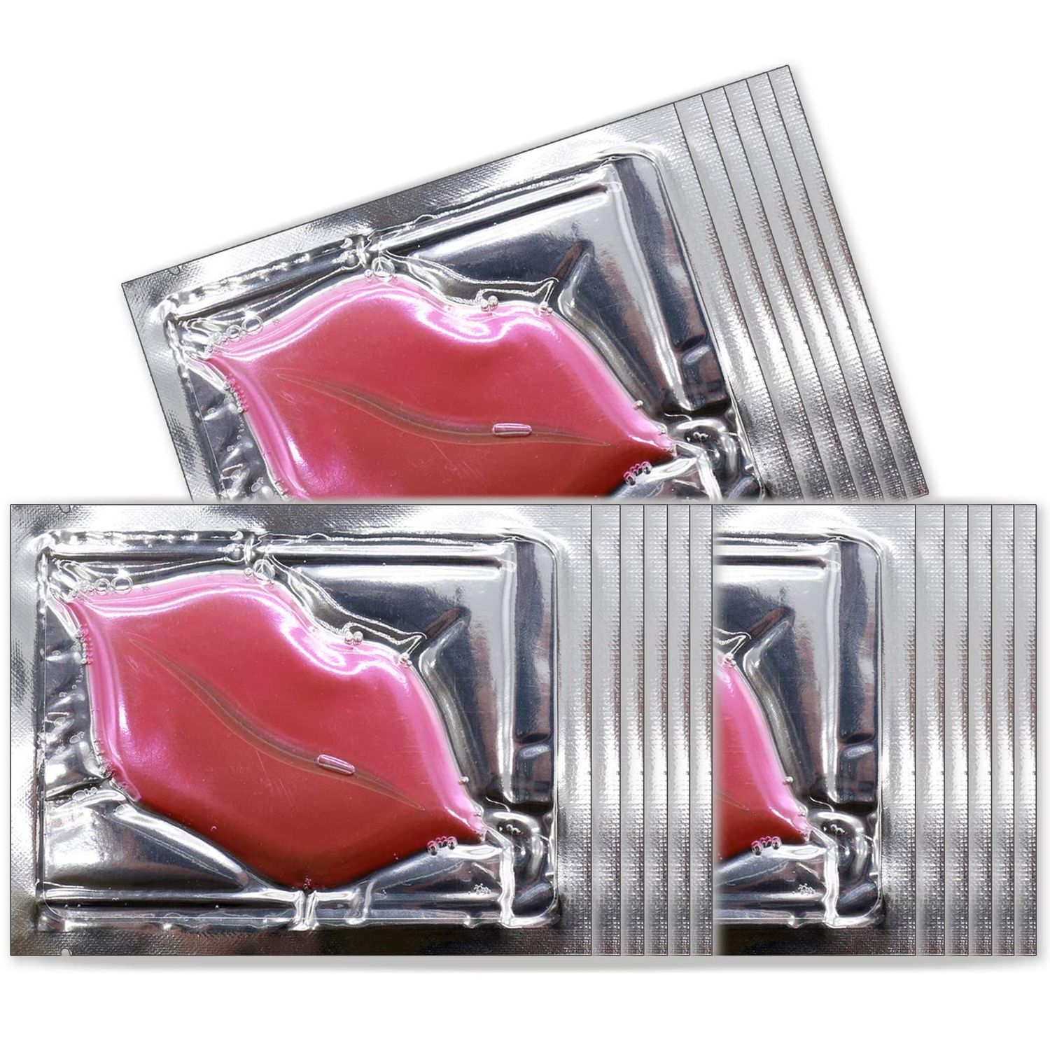 Permotary 30 PCS Moisturizing Lip Mask Crystal Lip Care Pads Mask for Moisturizing &amp; Reducing Chapped, Smoothing, Fine Lines-Lip Patches with Moisture Essence to Firms &amp; Hydrate and Plump Your Lips