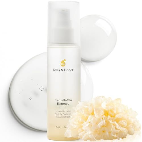 TEREZ &amp; HONOR Tremella Face Essence: Vegan Super Hydrator with Snow Mushroom 3.4 fl.oz 100mL - Korean Skin Care