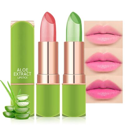 Jelly Color Changing Lipstick Queen,Mood Moisturizer Long Lasting Lip Care Lip Balm Magic Waterproof Lip Gloss Glossly Makeup Lipstick Set for Women (2pc 05#&amp;06#)